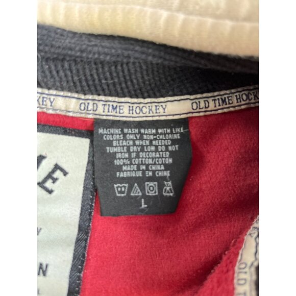 Old Time Hockey Detroit Red Wings Hoodie Large Causeway Collection Cotton - Picture 6 of 7